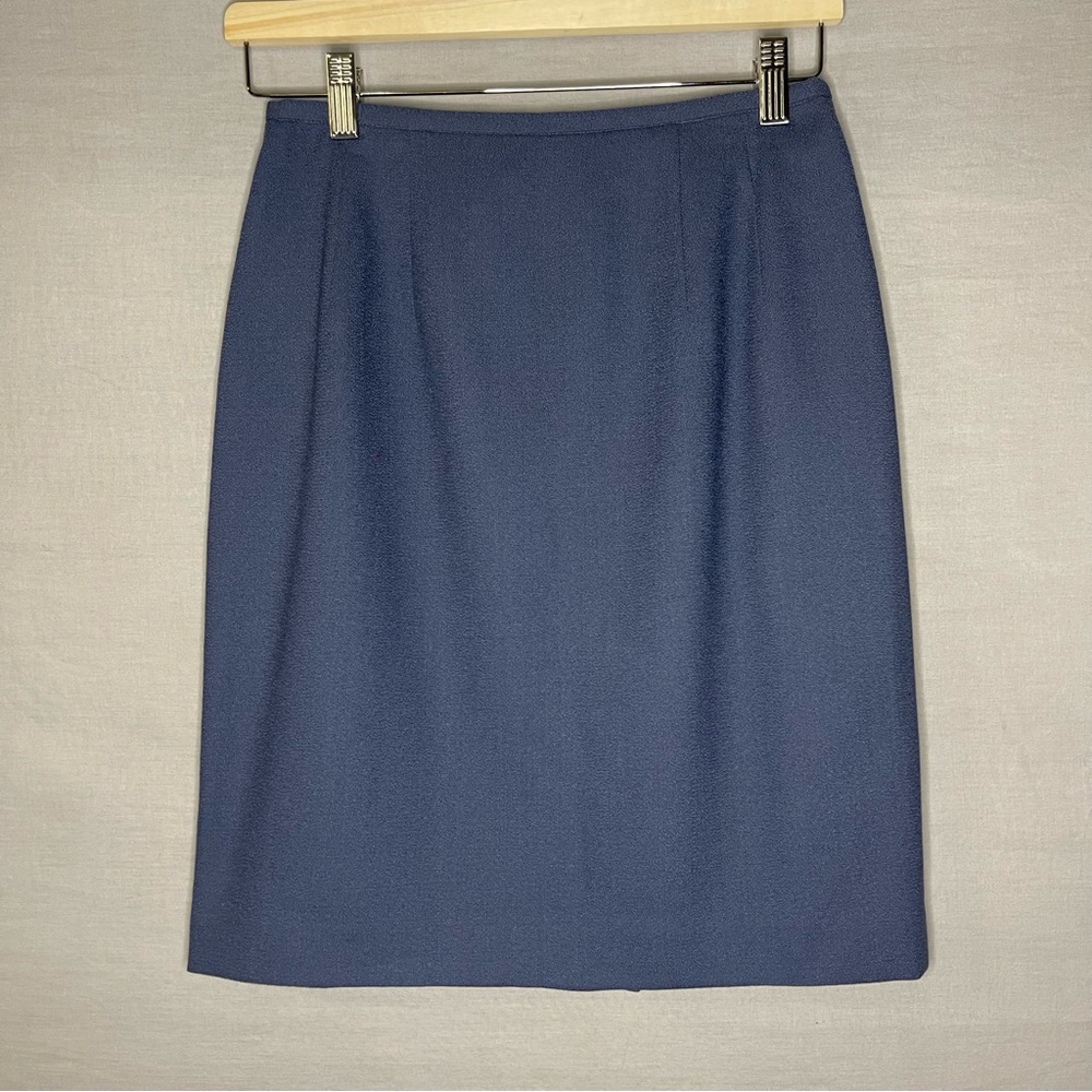 Amanda Smith Petites Wool Skirt 100% pure‎ new wool 6p Professional Woolmark